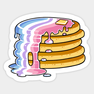 Bigender Pride Pancakes LGBT Sticker